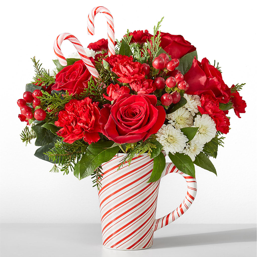 Peppermint Swirl Mug – Micaelas Flowers And Gifts, Tulsa OK