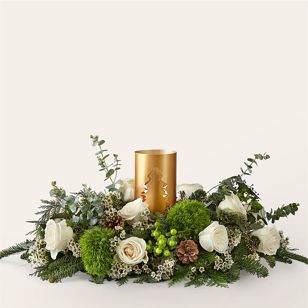 Chestnuts Roasting Centerpiece – Micaelas Flowers And Gifts, Tulsa OK