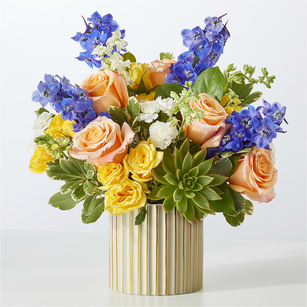 Cobalt Reverie Bouquet – Micaelas Flowers And Gifts, Tulsa OK