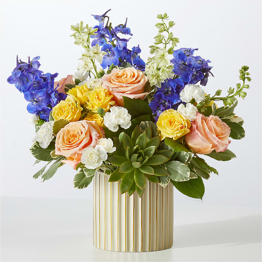 Cobalt Reverie Bouquet – Micaelas Flowers And Gifts, Tulsa OK