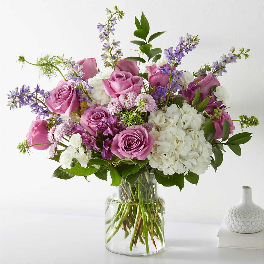 Violet Caress Bouquet – Micaelas Flowers And Gifts, Tulsa OK