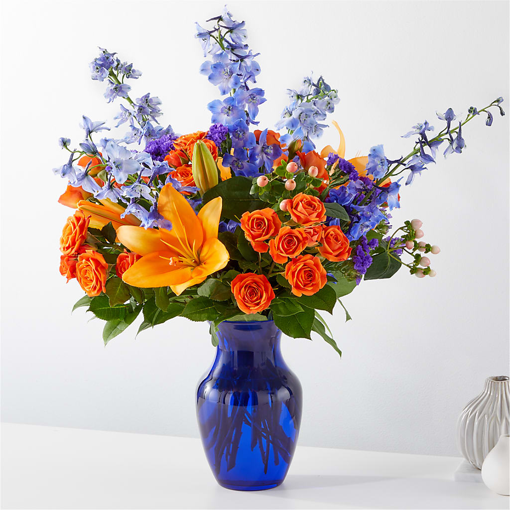 Radiant Citrus Bouquet – Micaelas Flowers And Gifts, Tulsa OK