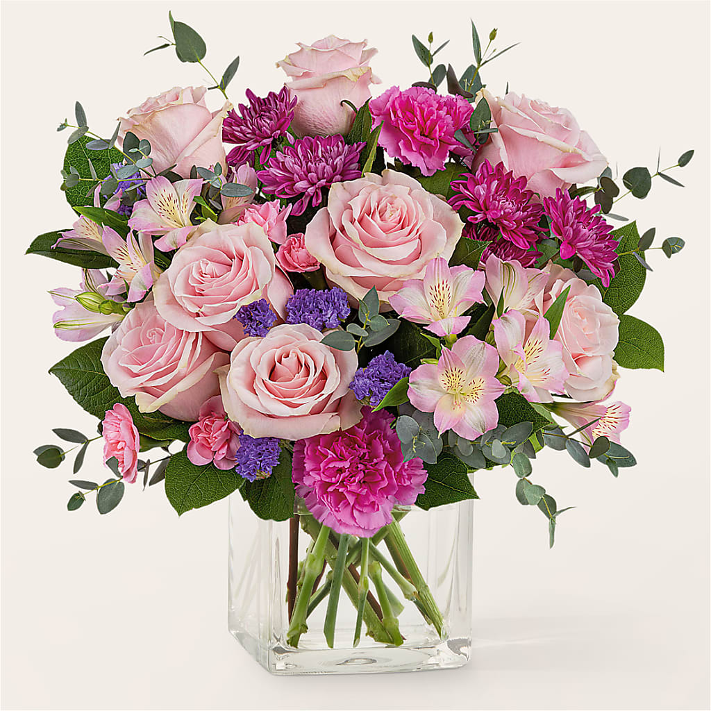 Rosy Radiance Bouquet – Micaelas Flowers And Gifts, Tulsa OK