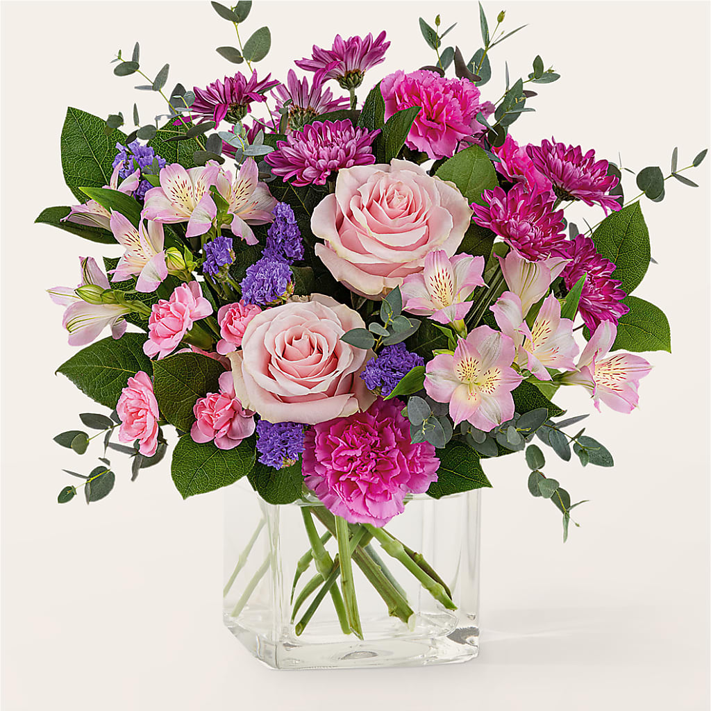 Rosy Radiance Bouquet – Micaelas Flowers And Gifts, Tulsa OK