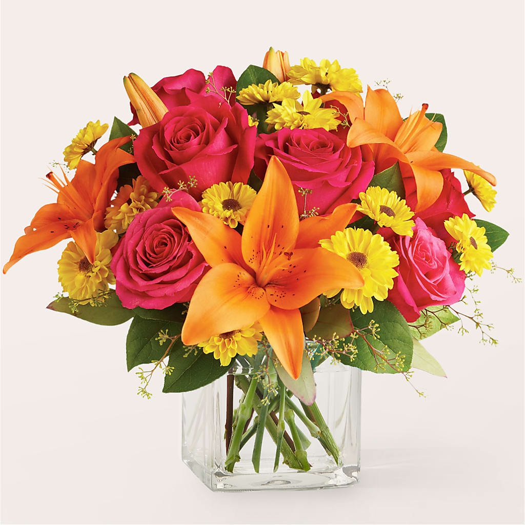 Neon Lights Bouquet – Micaelas Flowers And Gifts, Tulsa OK