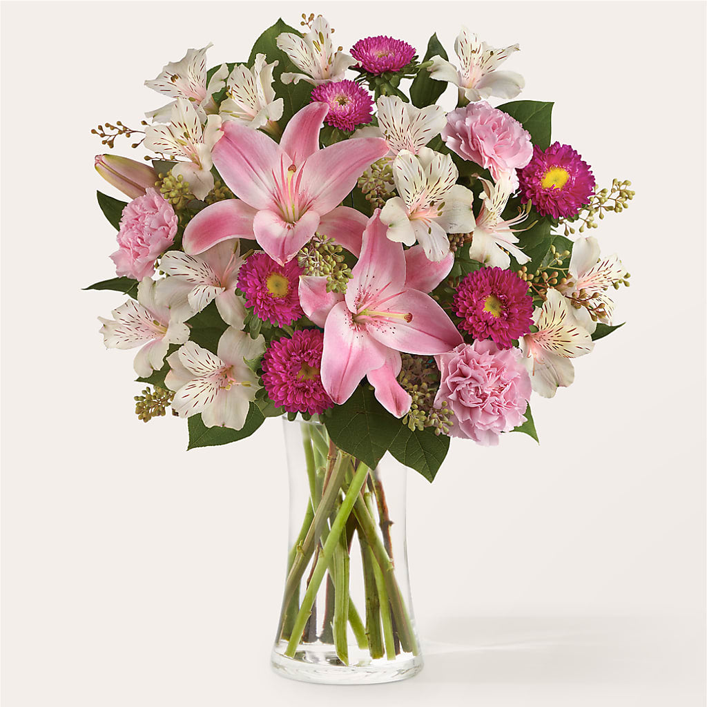 Feeling Fuchsia Bouquet – Micaelas Flowers And Gifts, Tulsa OK