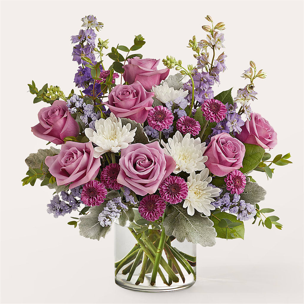 Violet Frost Bouquet – Micaelas Flowers And Gifts, Tulsa OK