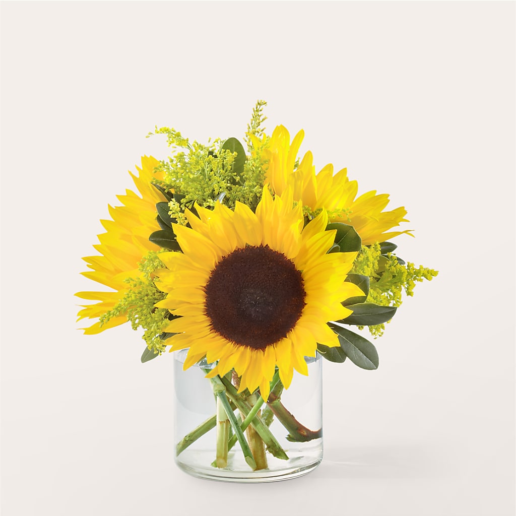 Beaming Sunflower Bouquet – Micaelas Flowers And Gifts, Tulsa OK