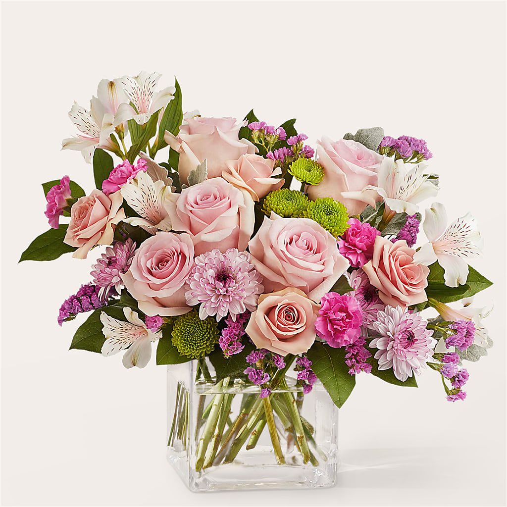 Pink Suede Bouquet – Micaelas Flowers And Gifts, Tulsa OK