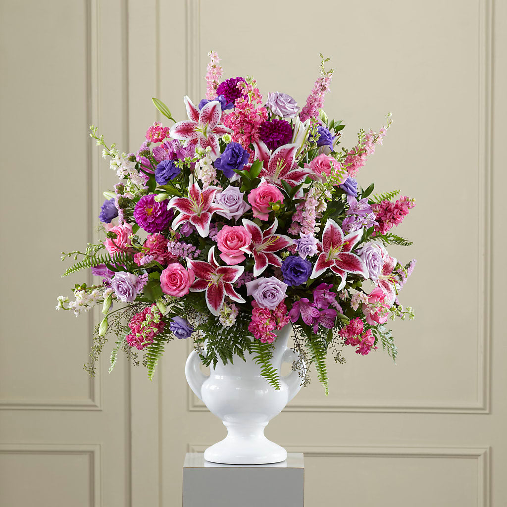 Peaceful Tribute Arrangement – Micaelas Flowers And Gifts, Tulsa OK