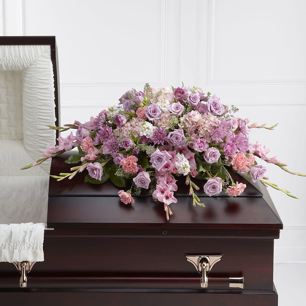 Immorata Casket Spray – Micaelas Flowers And Gifts, Tulsa OK