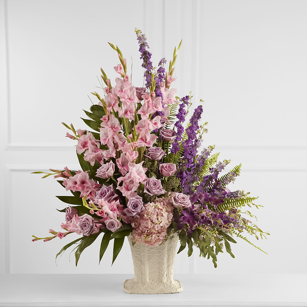 Flowing Garden Arrangement – Micaelas Flowers And Gifts, Tulsa OK