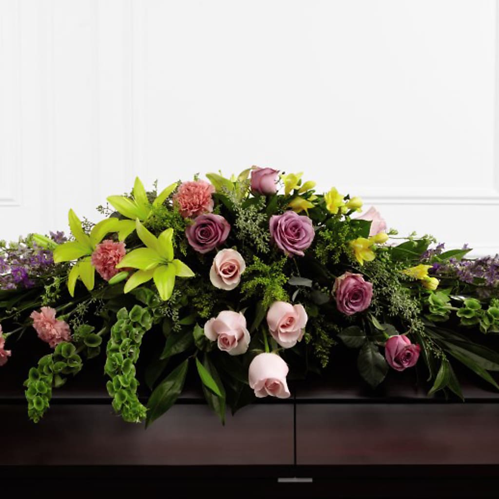Forever Beloved Casket Spray – Micaelas Flowers And Gifts, Tulsa OK