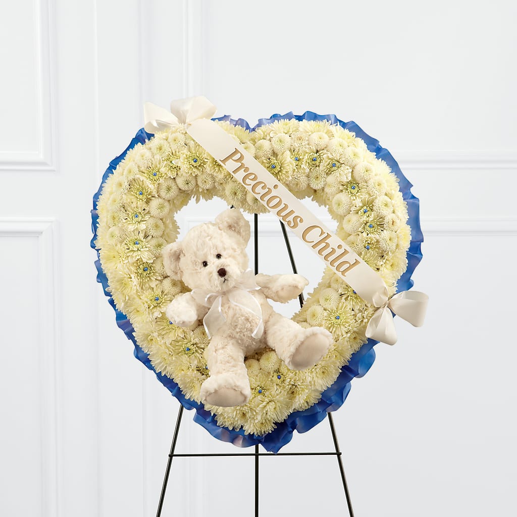 Precious Child Standing Heart – Micaelas Flowers And Gifts, Tulsa OK
