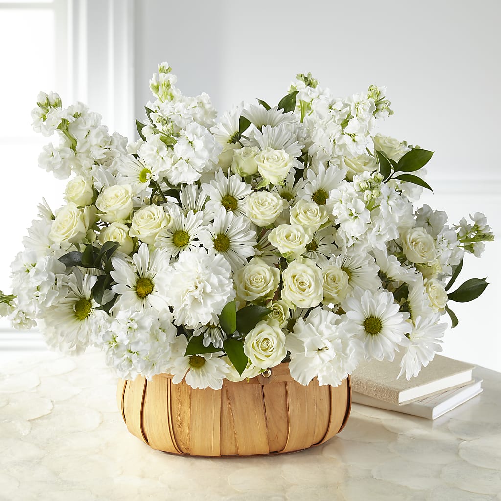 Graceful Garden Basket – Micaelas Flowers And Gifts, Tulsa OK