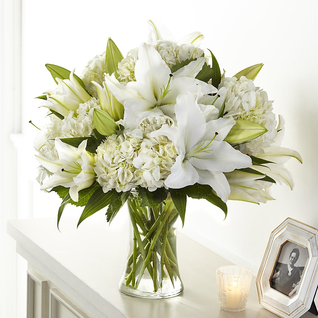 Compassionate Lily Bouquet – Micaelas Flowers And Gifts, Tulsa OK