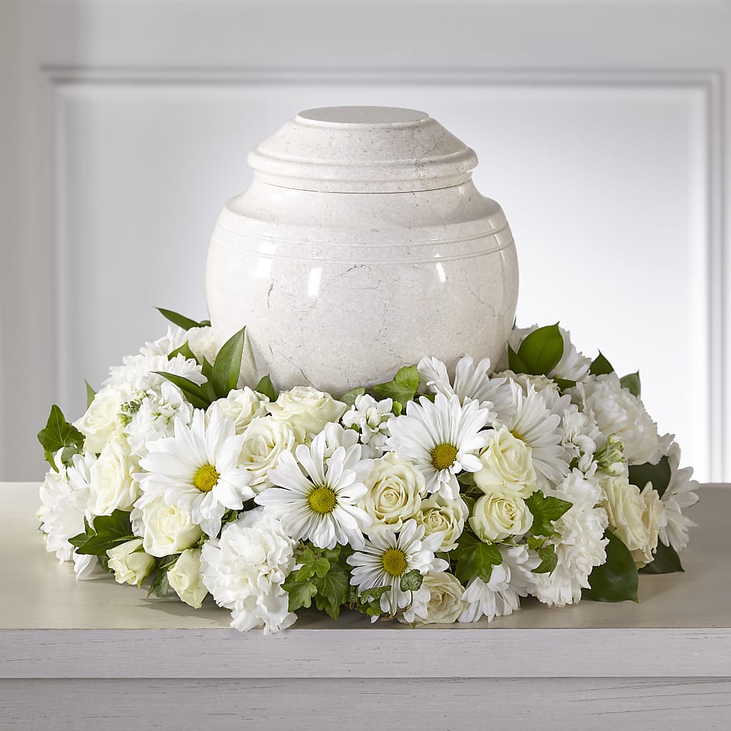 Ivory Gardens Cremation Adornment – Micaelas Flowers And Gifts, Tulsa OK