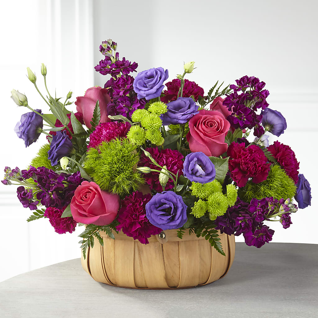 Serene Sanctuary Basket – Micaelas Flowers And Gifts, Tulsa OK