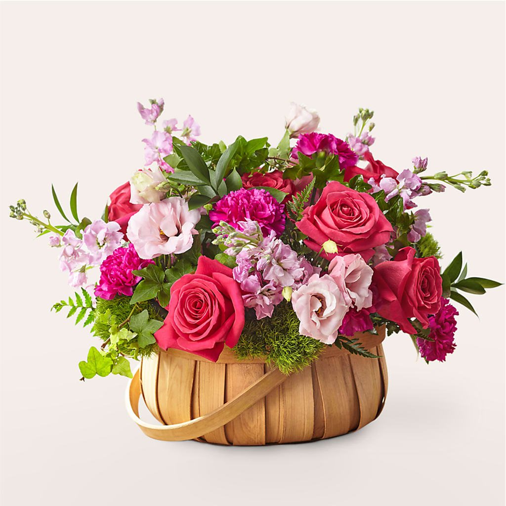 Radiance in Bloom Basket – Micaelas Flowers And Gifts, Tulsa OK