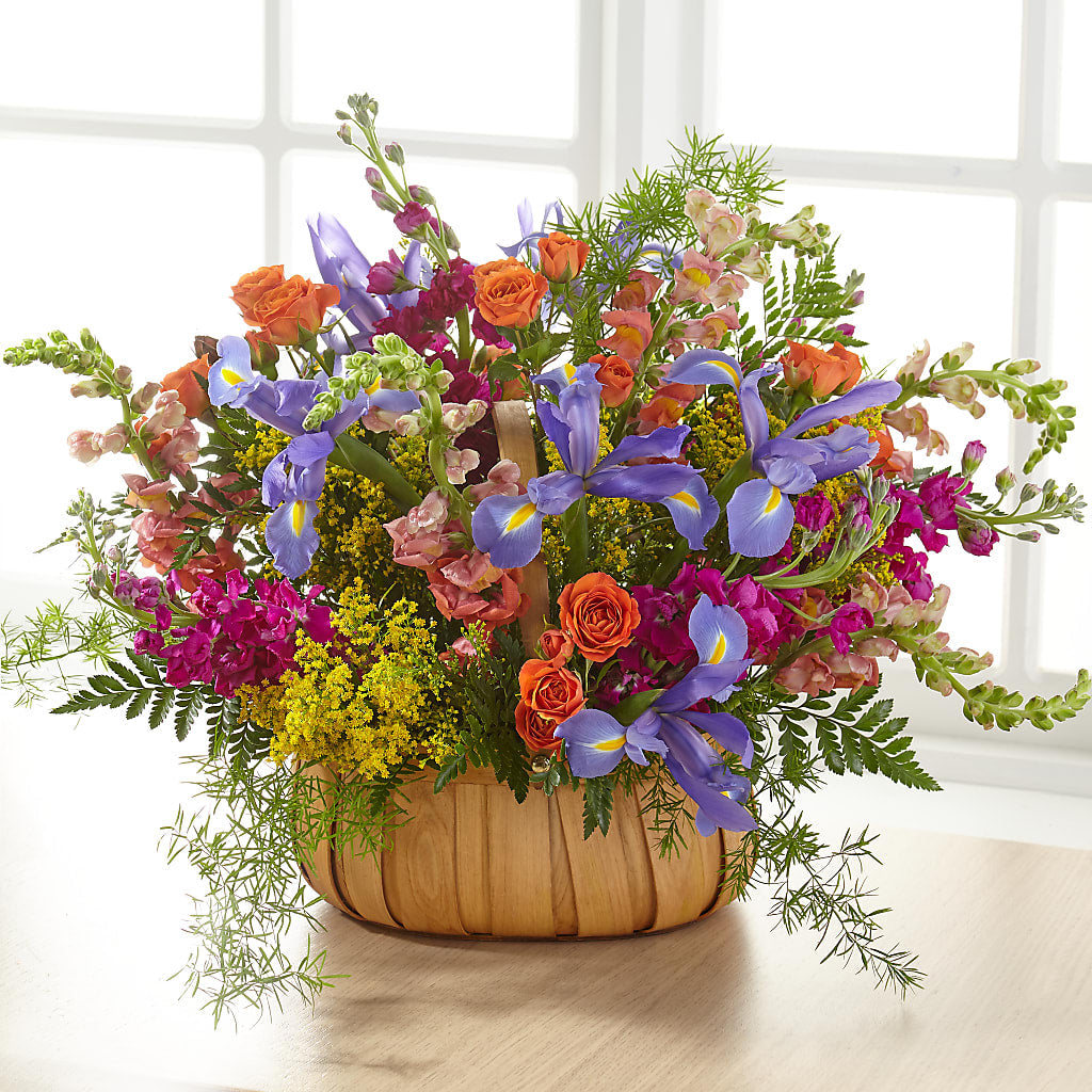 Garden of Life Basket – Micaelas Flowers And Gifts, Tulsa OK