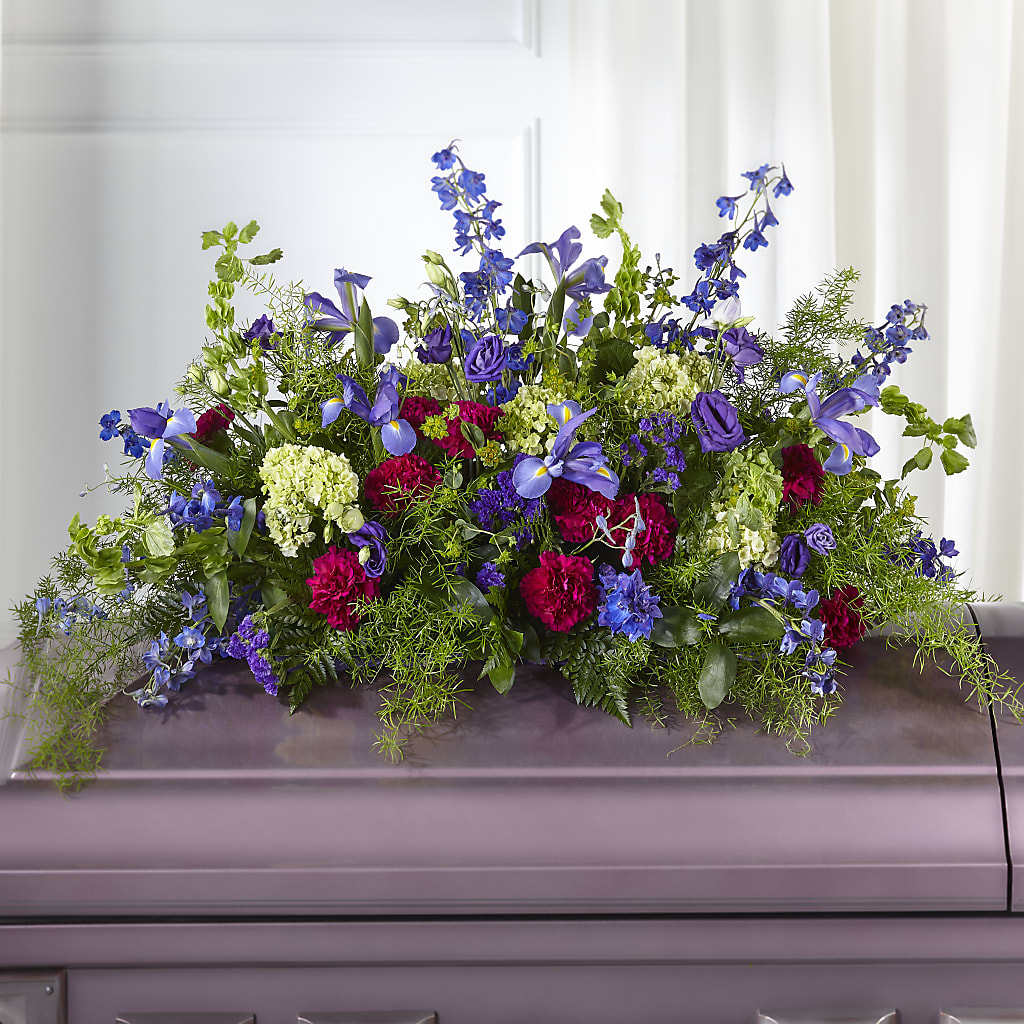 Always Treasured Casket Spray – Micaelas Flowers And Gifts, Tulsa OK