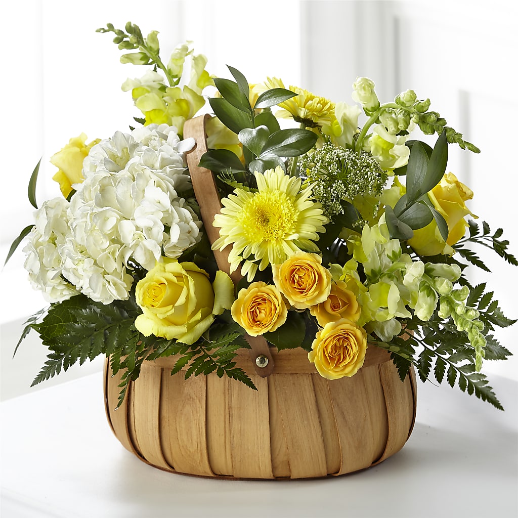 Rustic Remembrance Basket – Micaelas Flowers And Gifts, Tulsa OK