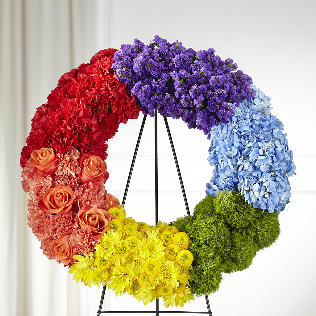 Circle of Love Wreath – Micaelas Flowers And Gifts, Tulsa OK