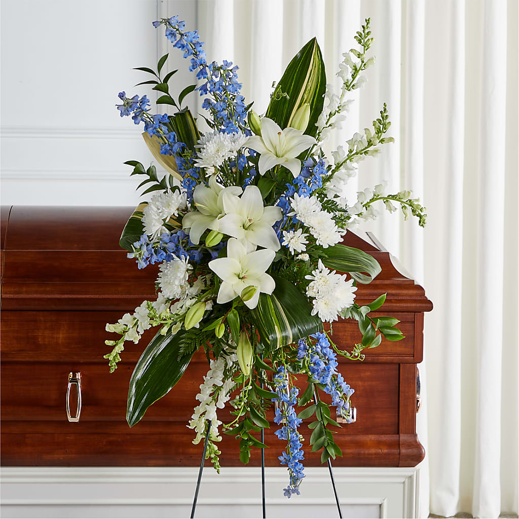 Eternal Impressions Standing Spray – Micaelas Flowers And Gifts, Tulsa OK
