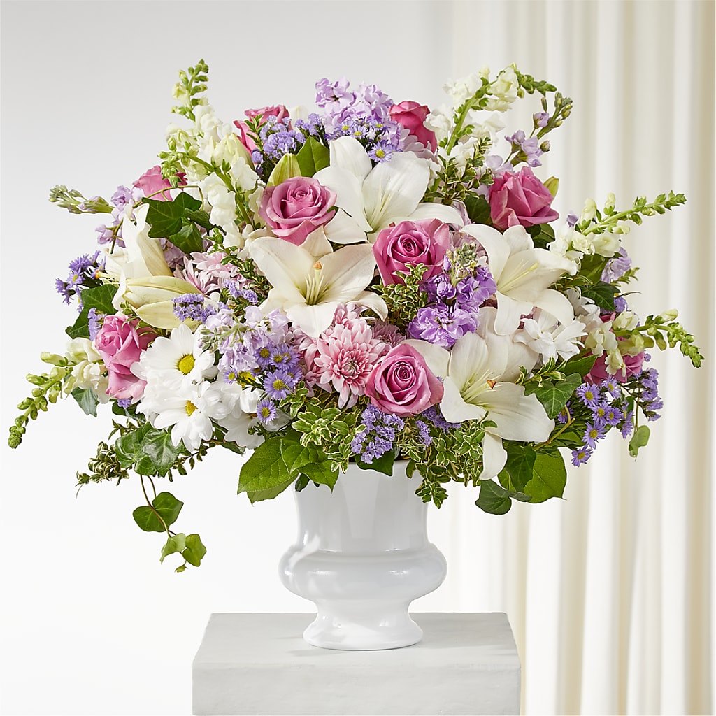 Remarkable Life Urn Arrangement – Micaelas Flowers And Gifts, Tulsa OK
