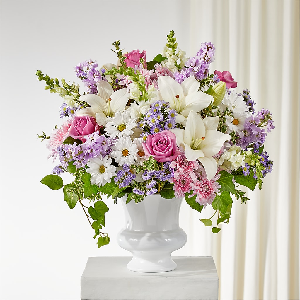 Remarkable Life Urn Arrangement – Micaelas Flowers And Gifts, Tulsa OK