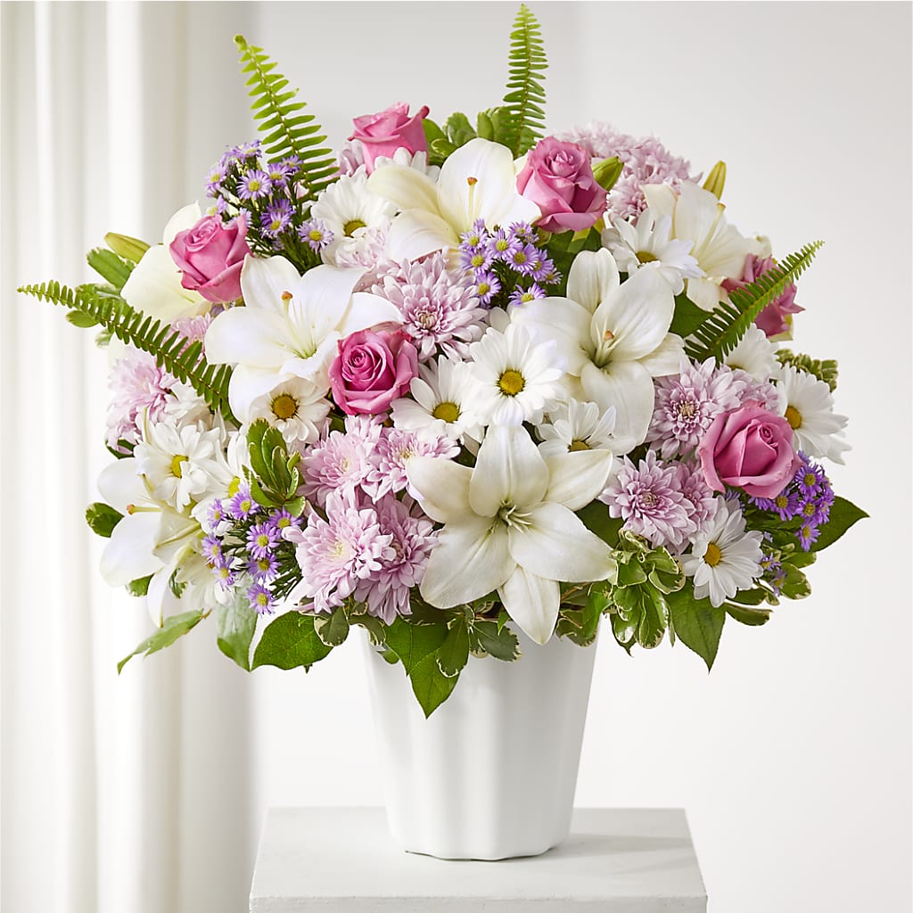 Warmest Thoughts Tabletop Basket – Micaelas Flowers And Gifts, Tulsa OK