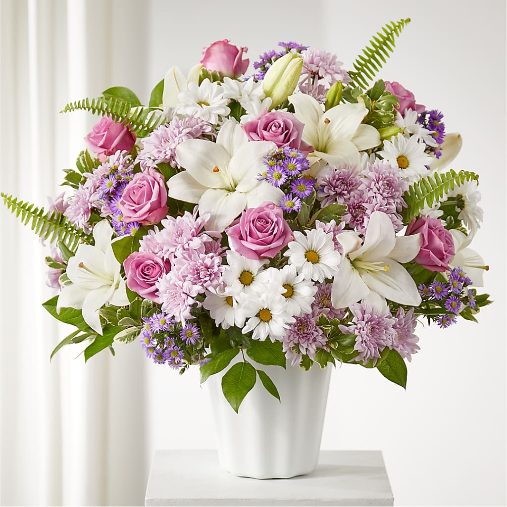 Warmest Thoughts Tabletop Basket – Micaelas Flowers And Gifts, Tulsa OK