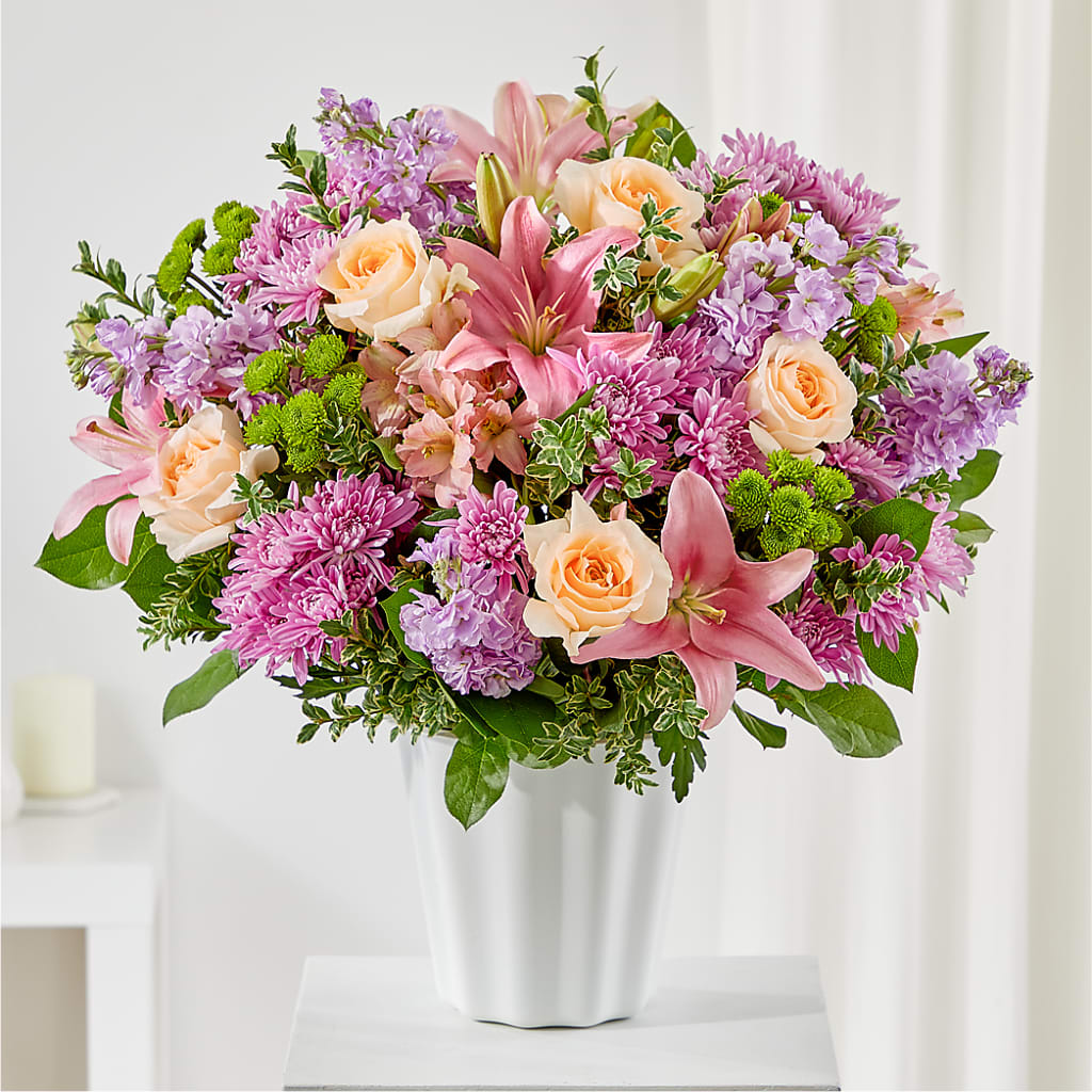 Supportive Embrace Tabletop Basket – Micaelas Flowers And Gifts, Tulsa OK