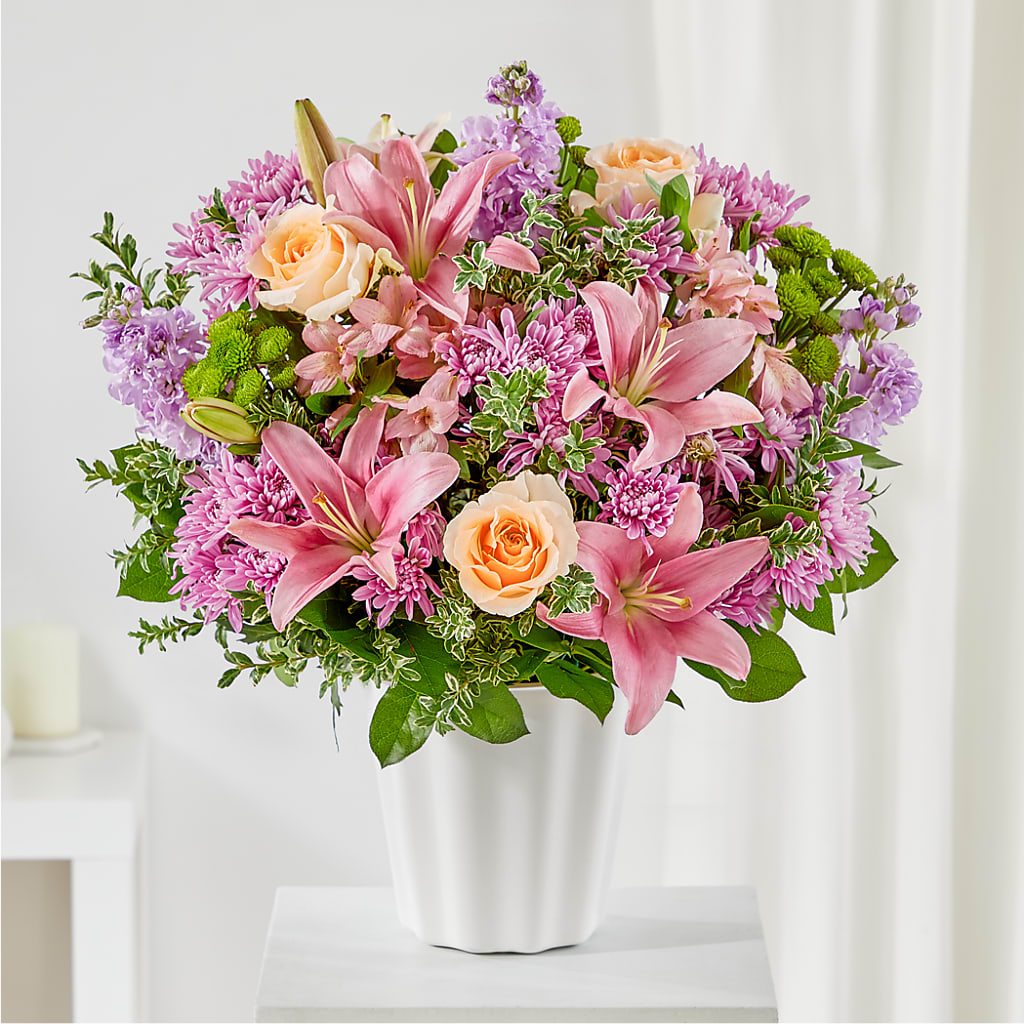 Supportive Embrace Tabletop Basket – Micaelas Flowers And Gifts, Tulsa OK