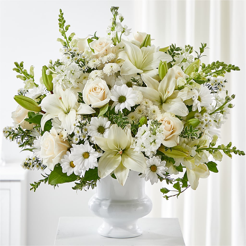 Uplifting Urn Arrangement – Micaelas Flowers And Gifts, Tulsa OK