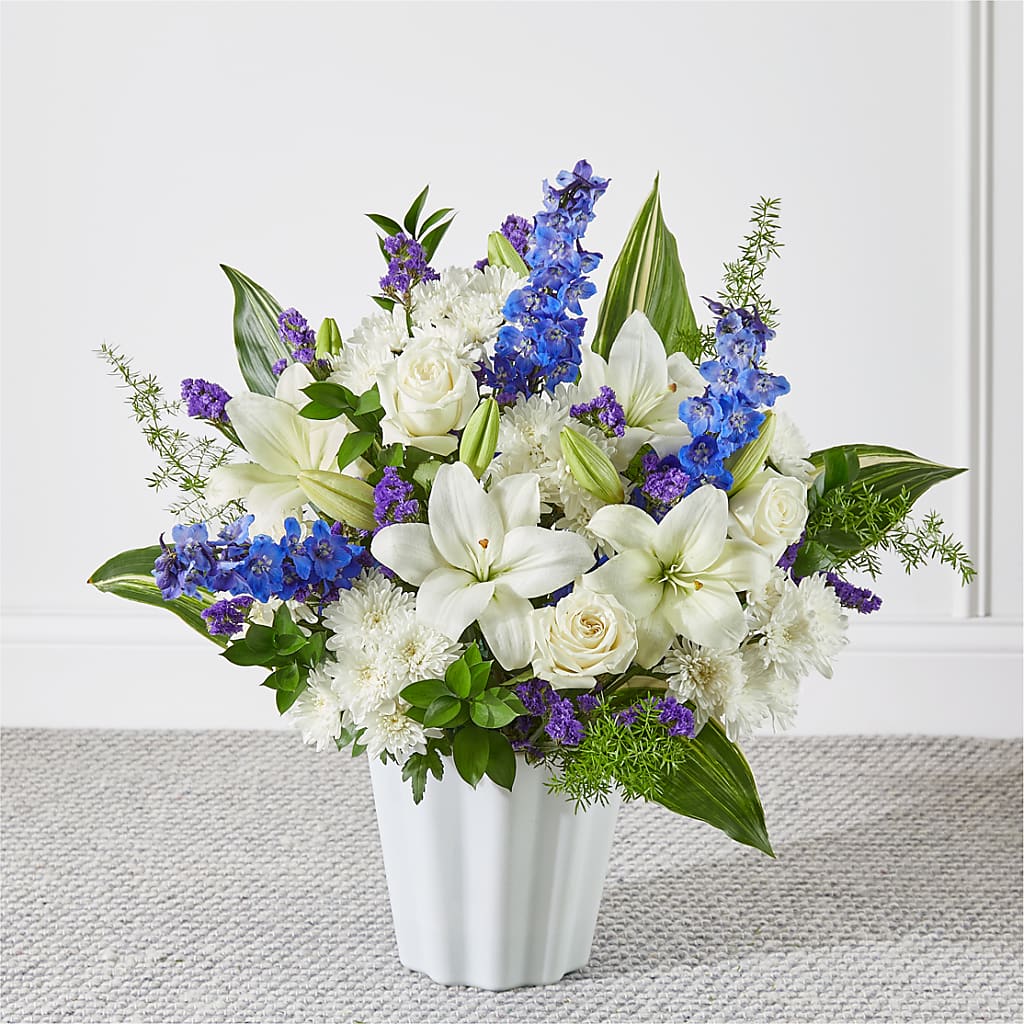 Take Comfort Floor Basket – Micaelas Flowers And Gifts, Tulsa OK