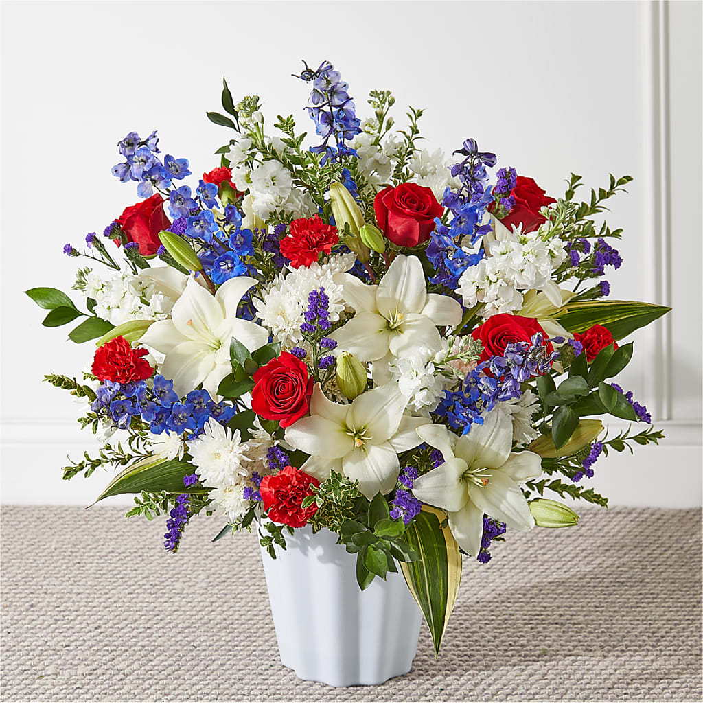 Consoled Floor Basket – Micaelas Flowers And Gifts, Tulsa OK