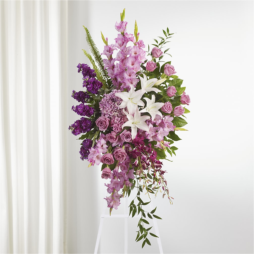 Never Alone Standing Spray – Micaelas Flowers And Gifts, Tulsa OK