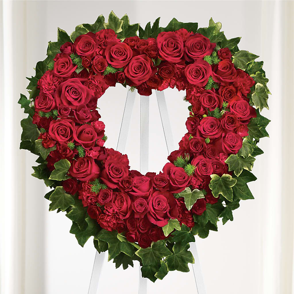 Wholehearted Standing Spray – Micaelas Flowers And Gifts, Tulsa OK