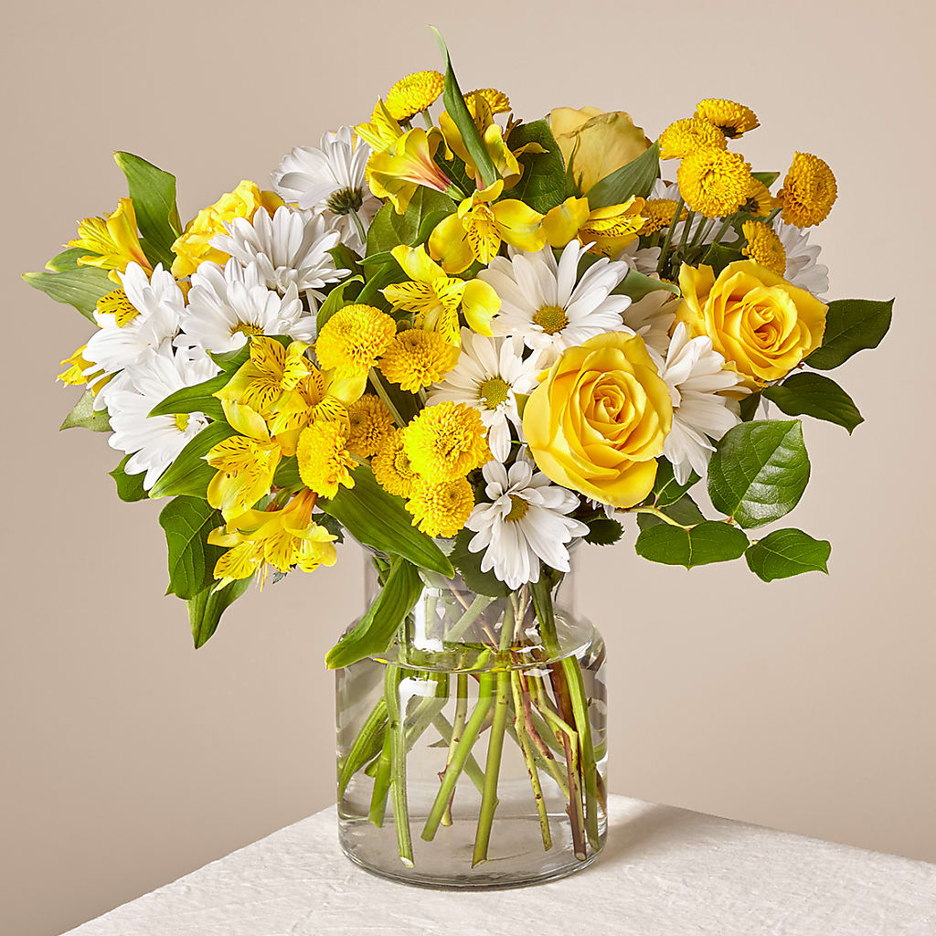 Sunny Sentiments Bouquet – Micaelas Flowers And Gifts, Tulsa OK