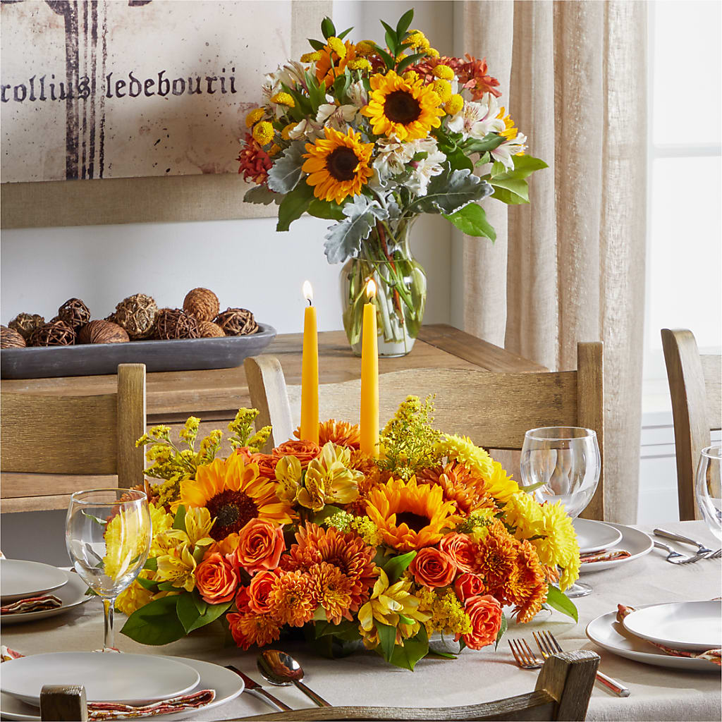 Golden Gathering Bundle – Micaelas Flowers And Gifts, Tulsa OK