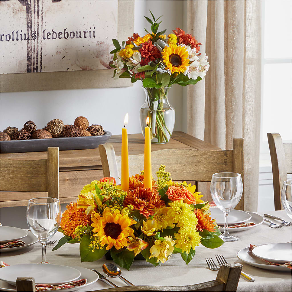 Golden Gathering Bundle – Micaelas Flowers And Gifts, Tulsa OK