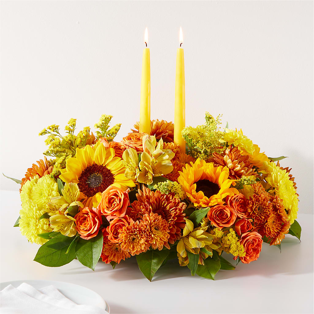 Autumn Harmony Centerpiece – Micaelas Flowers And Gifts, Tulsa OK
