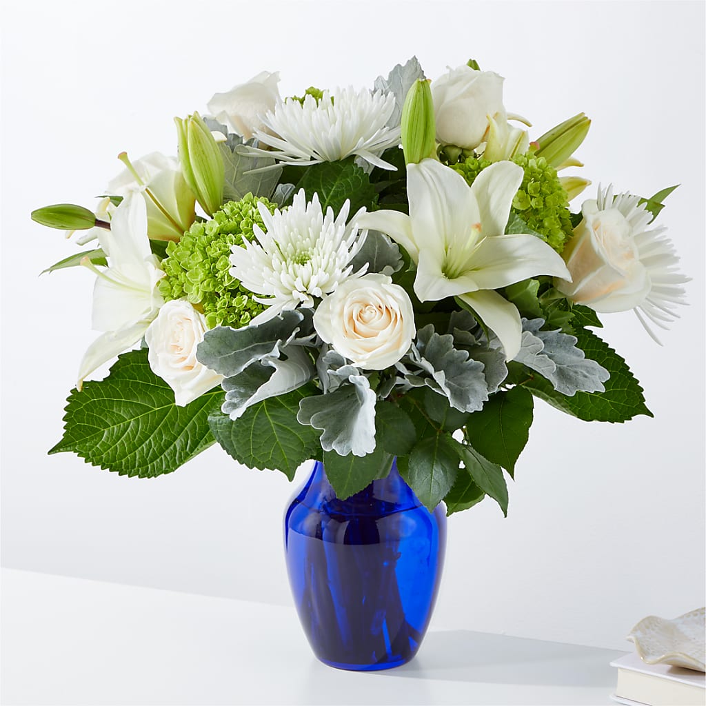 Snowy Dreams Bouquet – Micaelas Flowers And Gifts, Tulsa OK