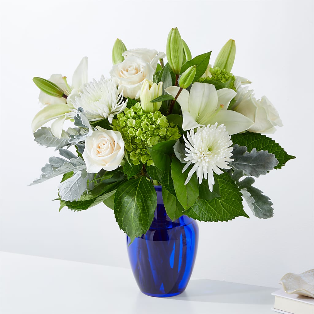 Snowy Dreams Bouquet – Micaelas Flowers And Gifts, Tulsa OK