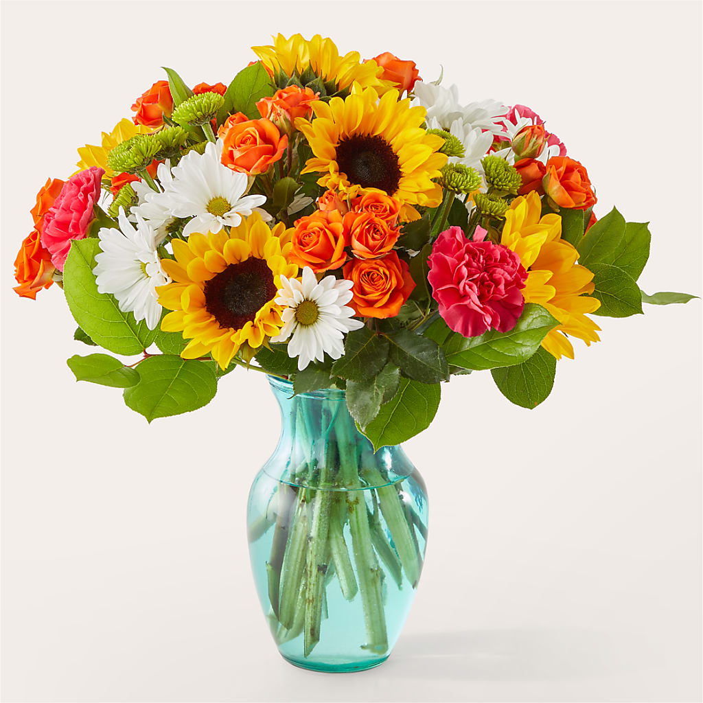Sun-drenched Blooms Bouquet – Micaelas Flowers And Gifts, Tulsa OK