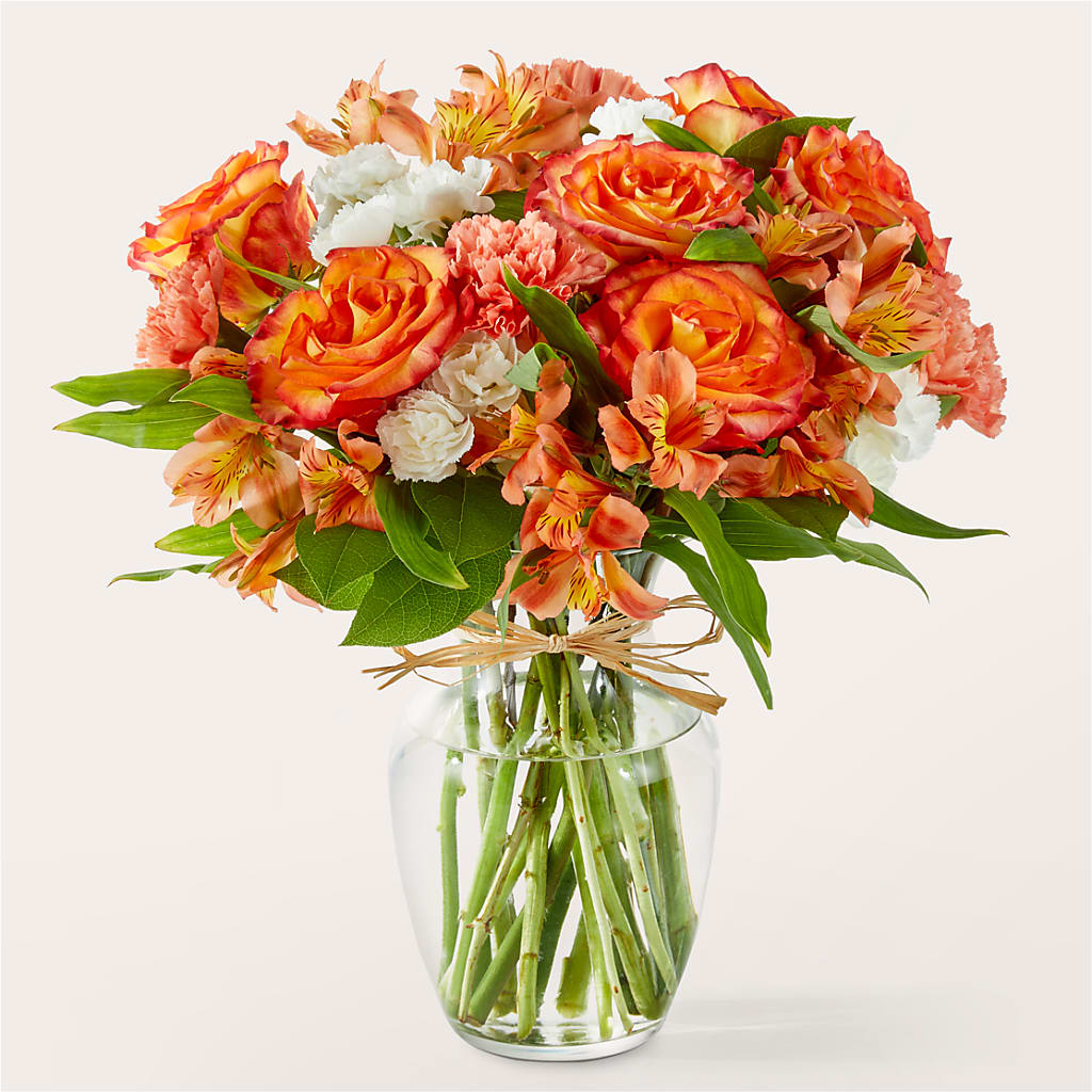 Apricot Glow Bouquet – Micaelas Flowers And Gifts, Tulsa OK