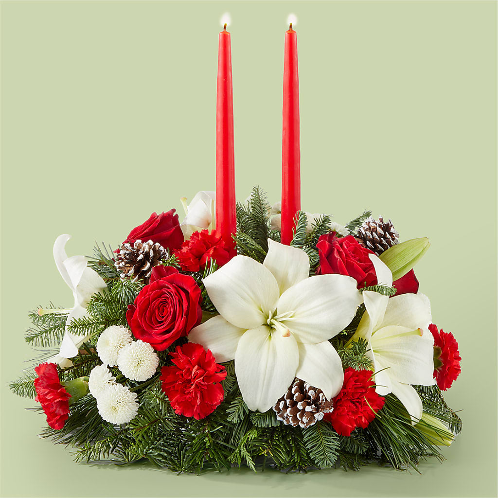 Seasonal Festivities Centerpiece – Micaelas Flowers And Gifts, Tulsa OK