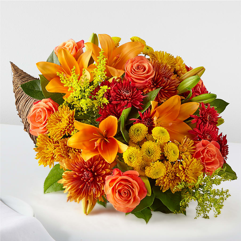 Feast of Color Cornucopia – Micaelas Flowers And Gifts, Tulsa OK