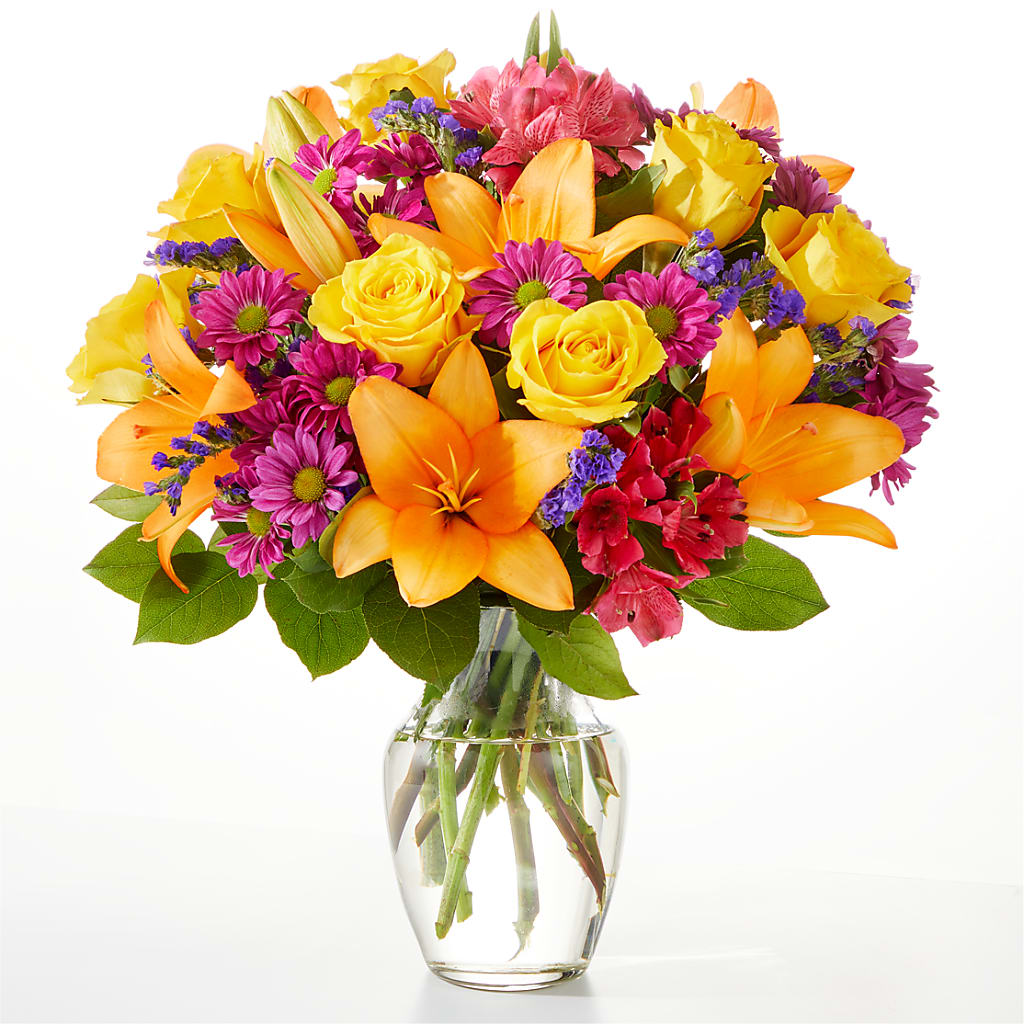 Colorful Visions Bouquet – Micaelas Flowers And Gifts, Tulsa OK
